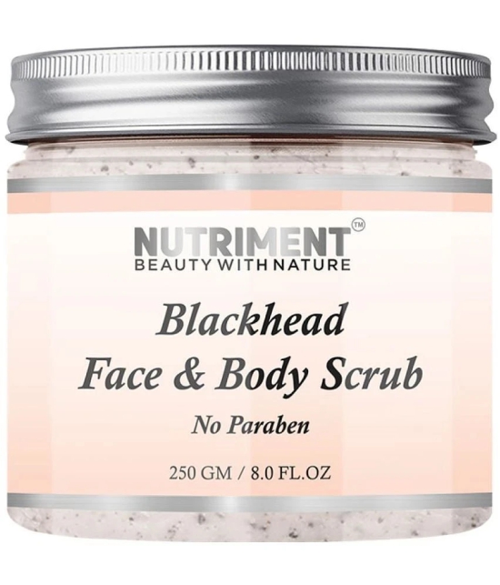 Nutriment Blackhead Face And Body Scrub For Men & Women ( Pack of 1 ) - 250gm