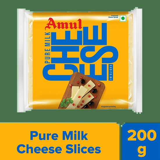 Amul Cheese Slice, 200 Gm, 1 Pc