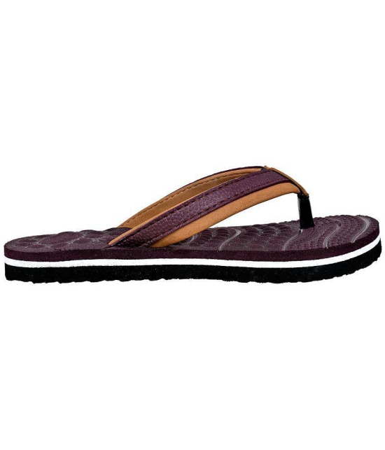 Squash - Maroon Women's Thong Flip Flop - None