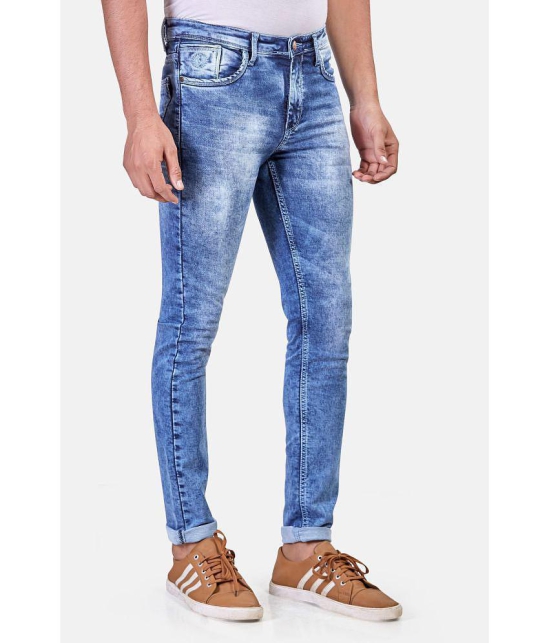 HJ HASASI Blue Regular Fit Jeans - None