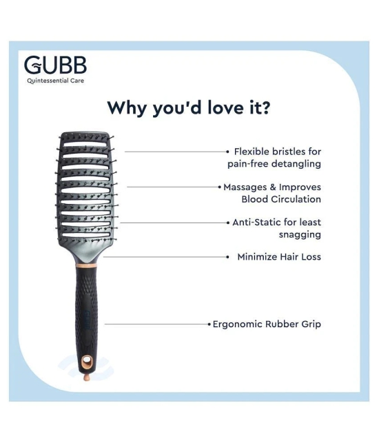 Gubb Vent Hair Brush Elite Range Vented Brush