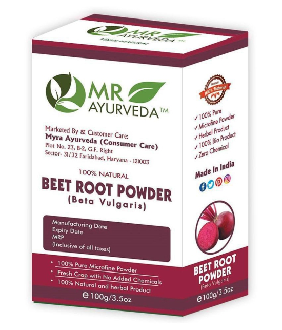 MR Ayurveda Best Selling BeetRoot Powder  Face Pack Masks 100 gm