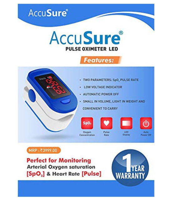 Accusure ACCUSURE PULSE OXIMETER FS10 Finger Tip