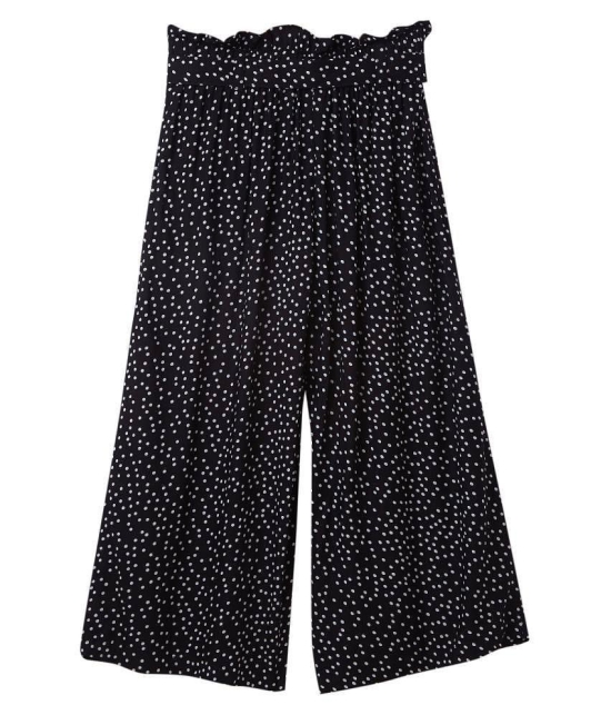 Cub McPaws Girls Black Printed Palazzos - 4-5 Years