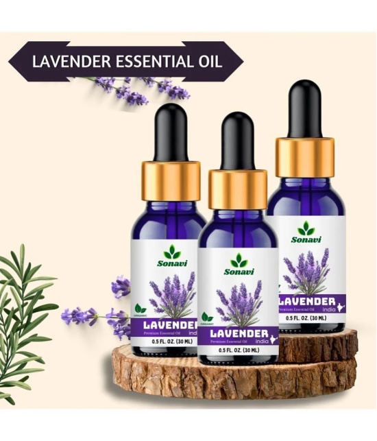 Sonavi Lavender Essential Oil 90 mL ( Pack of 3 )