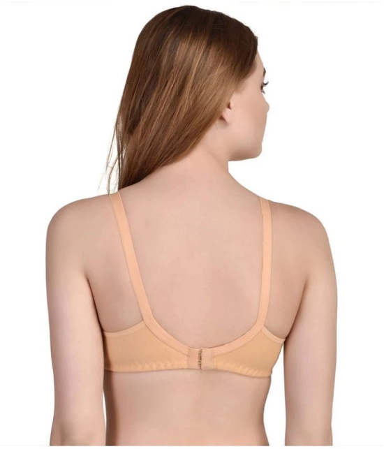 Desiprime Poly Cotton Everyday Bra - Beige Pack of 2 - 38B