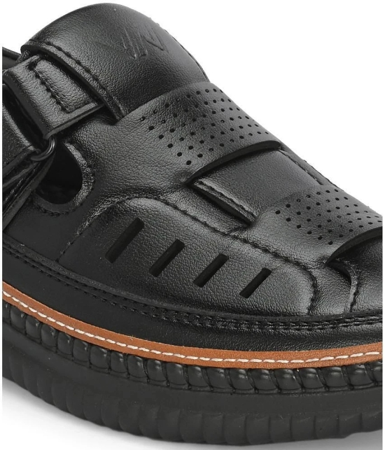 viv - Black Mens Sandals - None