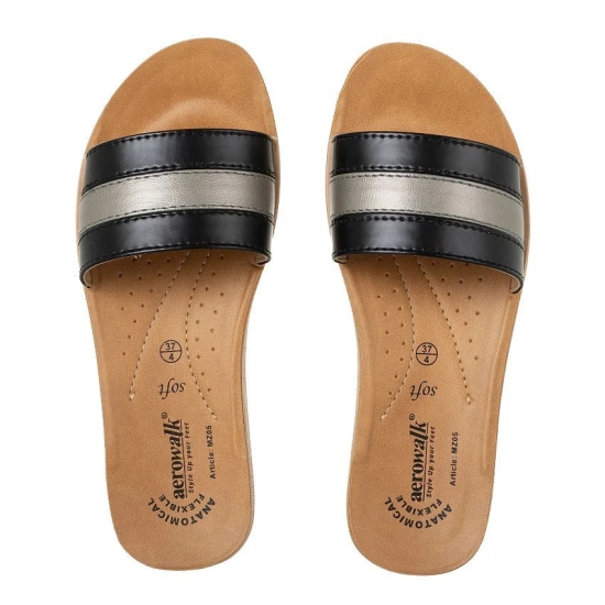 Aerowalk Black Womens Flats - None