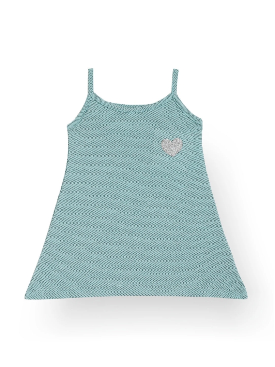 AQUA HEART SUMMER STRAPPY GIRLS TOP - AQUA-10-12 YEARS / 1N / AQUA