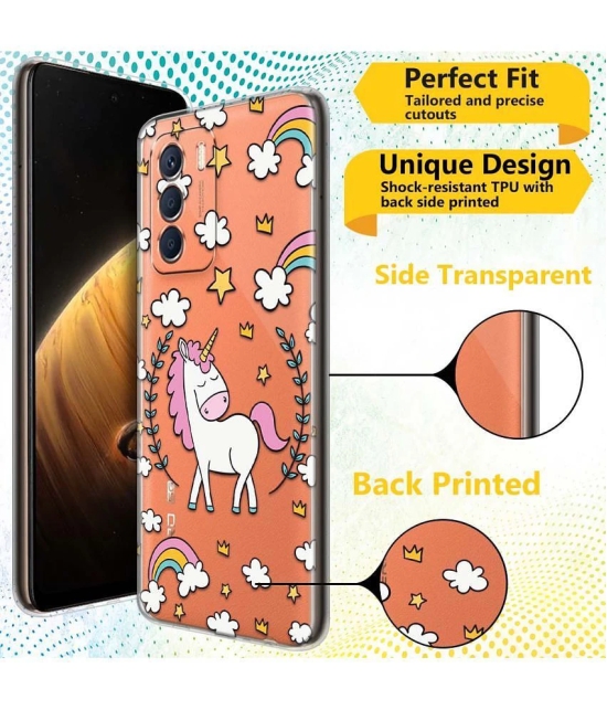 NBOX - Multicolor Silicon Printed Back Cover Compatible For infinix Zero 5G (2023) ( Pack of 1 )