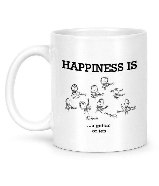 Idream Quote Printed Ceramic Coffee Mug 1 Pcs 330 mL - White