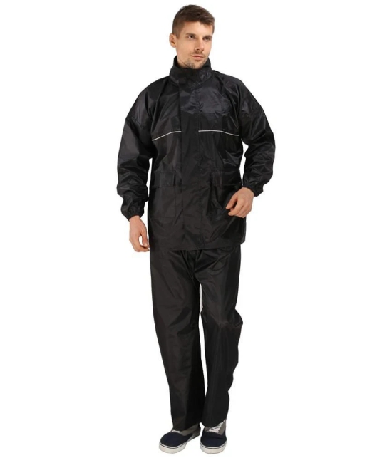 Goodluck Raincoat Set - Black - None