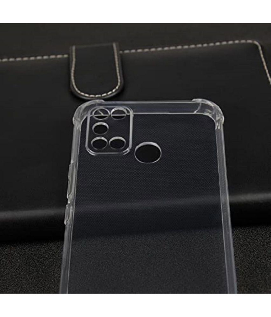 Case Vault Covers - Transparent Silicon Silicon Soft cases Compatible For Realme 7i ( Pack of 1 ) - Transparent