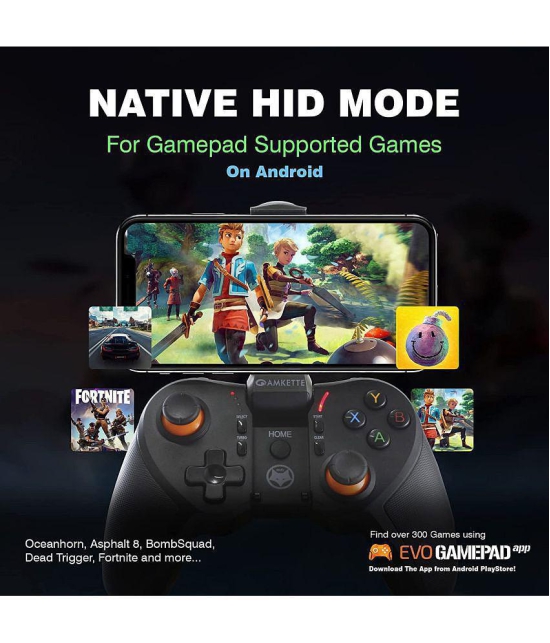 Amkette Evo Gamepad Pro 4 Controller For ANDROID SMARTPHONES ( Wireless )