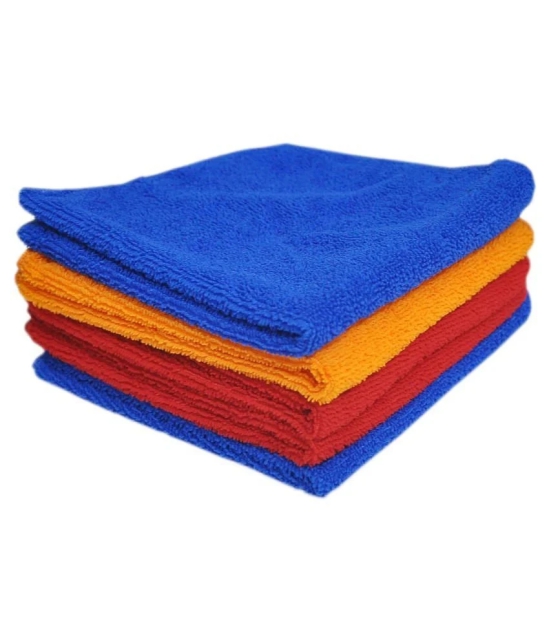 INGENS Microfiber Cloth for Car Cleaning and Detailing, Dual Sided, Extra Thick Plush Microfiber Towel Lint-Free,  250 GSM, 40cm x 40cm PACK OF 5