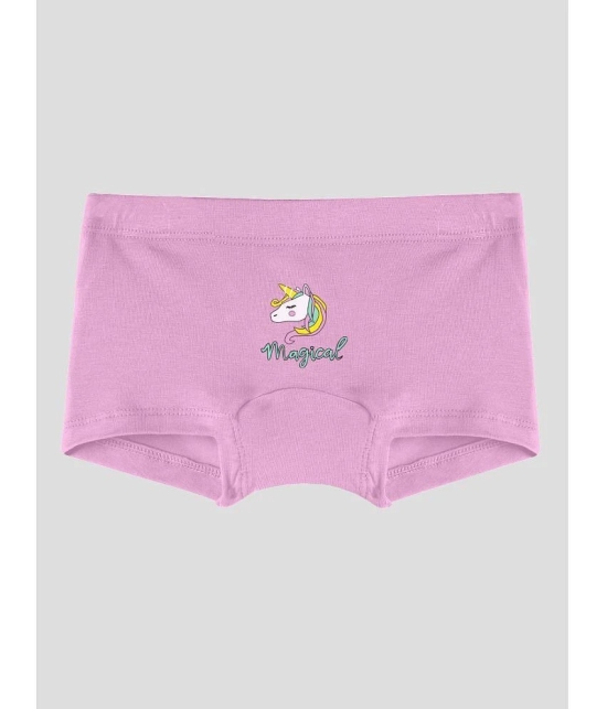 Ariel - Multi Cotton Blend Girls Bloomers ( Pack of 3 ) - None