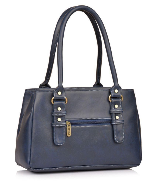 Fostelo - Blue  PU Shoulder Bag - Blue