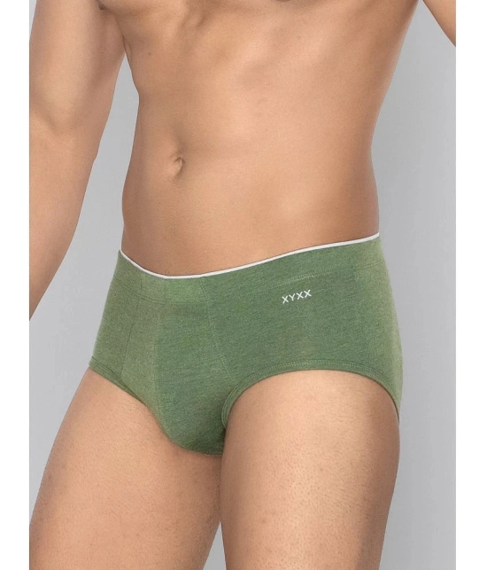 XYXX - Green Modal Mens Briefs ( Pack of 1 ) - None