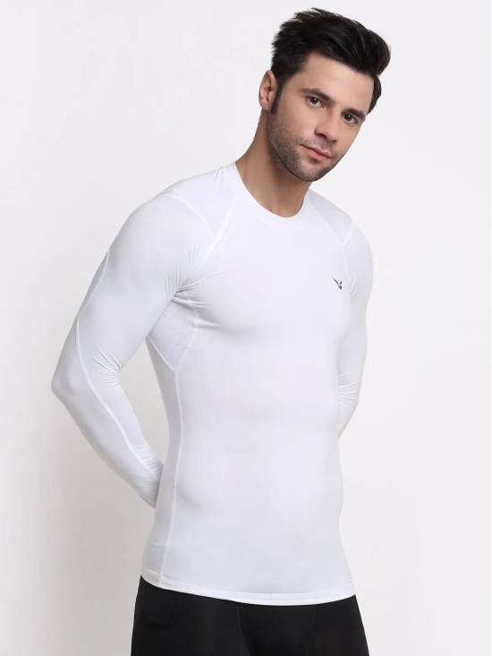 Invincible Men’s Ghost Compression Tee-White / XL