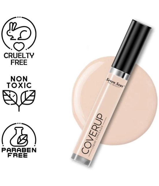 Seven Seas Coverup Liquid Concealer | Full Coverage Liquid Concealer (Skin)