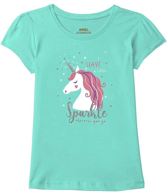 Ariel - Multicolor Cotton Girls T-Shirt ( Pack of 3 ) - None