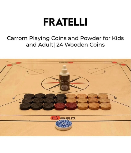 Fratelli Wooden Multicolor Carrom L - L