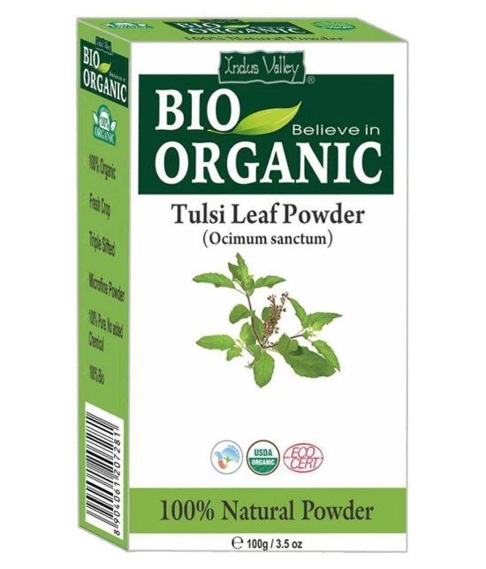 Indus Valley BIO Organic Amla + Bhringraj + Tulsi Powder- 3-in-1 Combo Pack