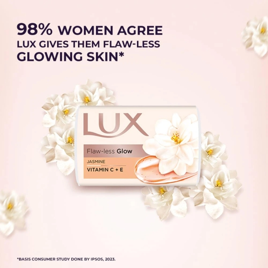 LUX Jasmine & Vitamin E soap 150gm (Pack of 8)