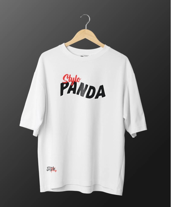 Stylo Panda Unisex Oversize-White / L