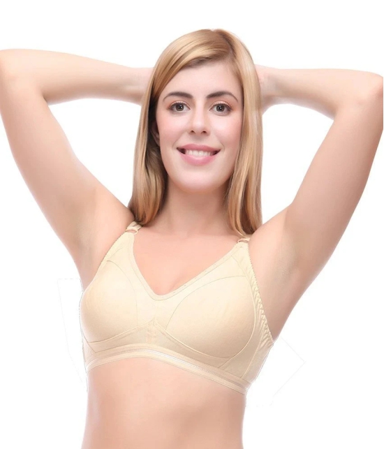 Selfcare Multi Color Poly Cotton T-Shirt Bra Bra Pack of 2 - 40D