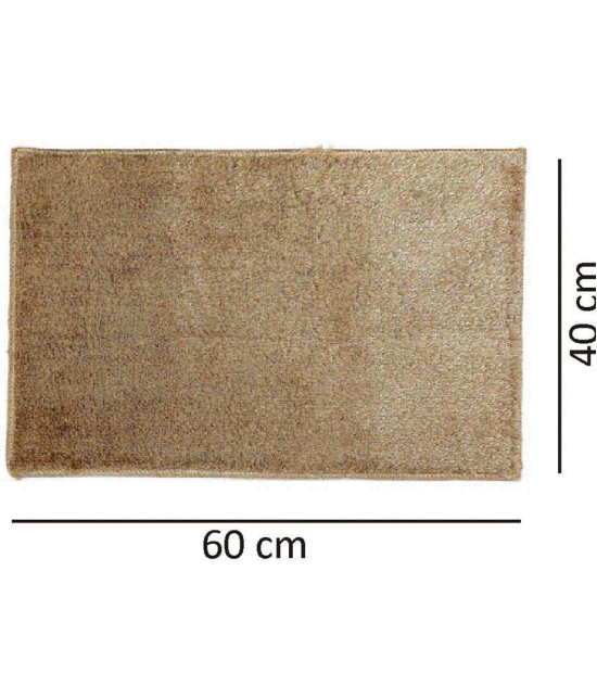 Abhikram Off White Single Door Mat - ( 60 X 40 ) - Off White