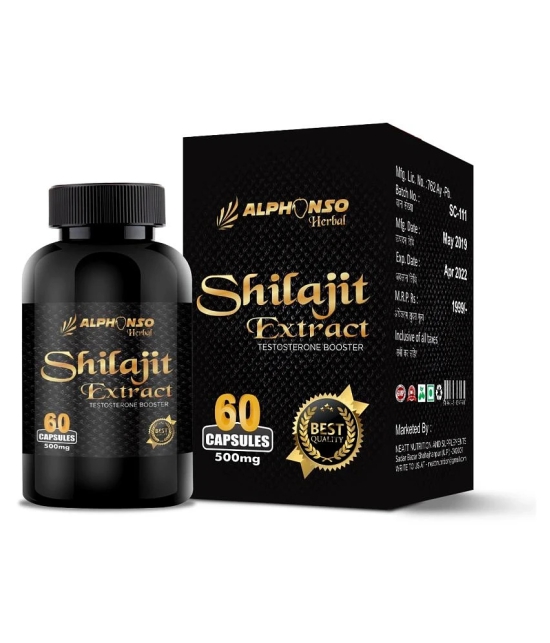 ALPHONSO Herbal  SHILAJIT Extract -60 Capsule