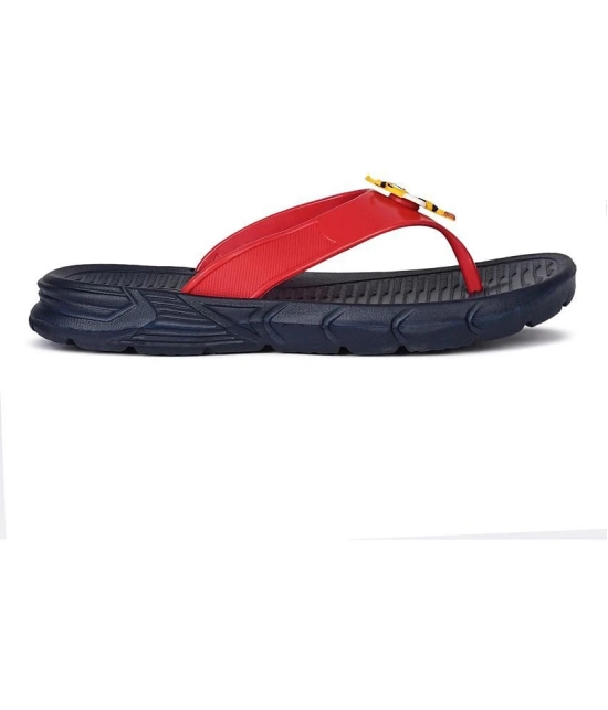 Aqualite Kids Navy & Red Slipper - None