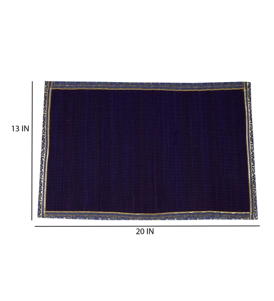 SILPAKARMAN BAMBOO DINING MATS - PURPLE  ( Set of 13)