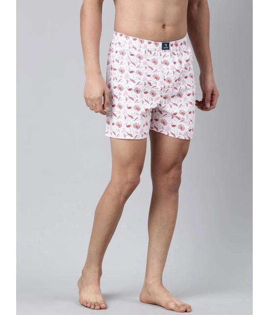 Joven White Cotton Mens Boxer- ( Pack of 2 ) - None