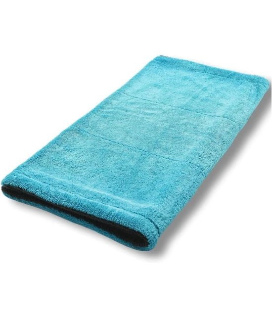 Auto Hub Blue 1200 GSM Drying Towel For Automobile ( Pack of 1 )