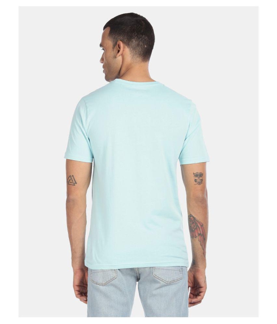 Colt - Blue Cotton Regular Fit  Men's T-Shirt ( Pack of 1 ) - None