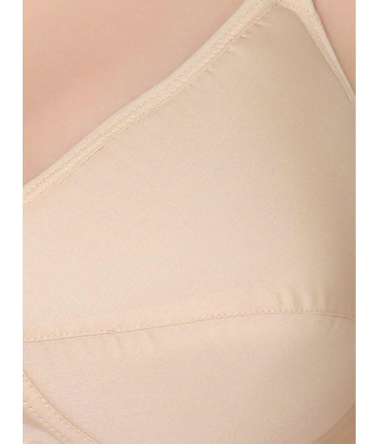 Bodycare Beige Cotton Heavily Padded Womens Everyday Bra ( Pack of 1 ) - None