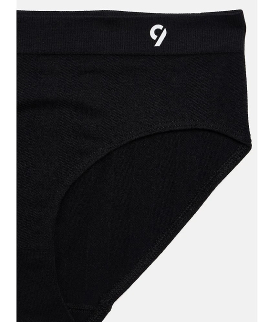 C9 Airwear - Black Viscose Girls Panties ( Pack of 1 ) - None