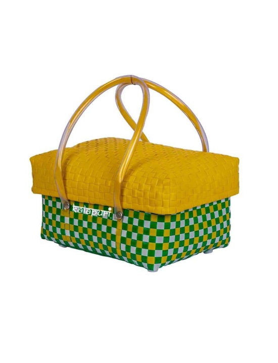 Reusable Half Basket with Lid