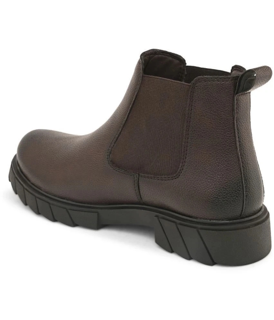 Fentacia - Brown Mens Chelsea Boots - None