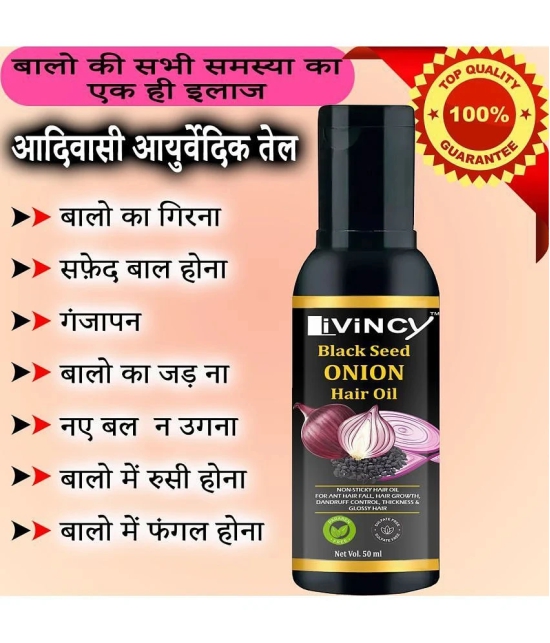 LIVINCY Hair Growth Onion Oil 50 ml ( Pack of 1 )