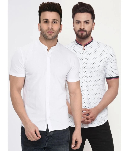 Wild West - Multi Cotton Regular Fit Mens Casual Shirt ( Pack of 2 ) - None