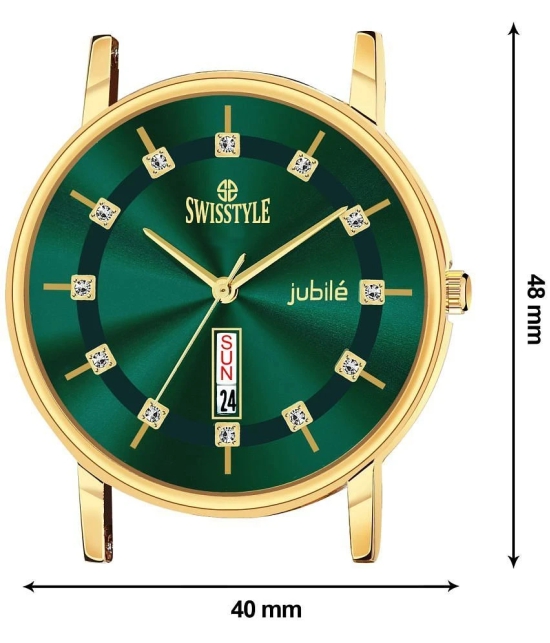 Swisstyle Gold Metal Analog Mens Watch