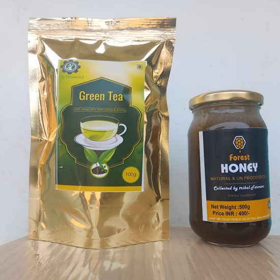 Green Tea & Honey Combo