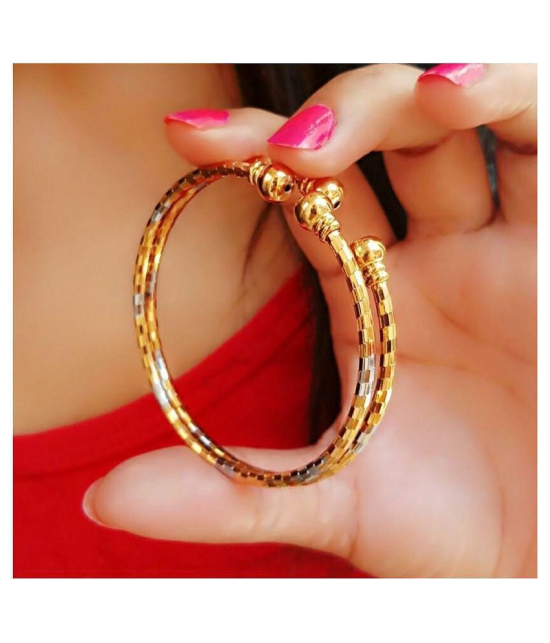 Gilher Daily Wear Adjustable Bangle Pair For Women And Girl - None