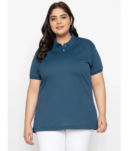 YHA - Teal Cotton Blend Regular Fit Womens T-Shirt ( Pack of 2 ) - None