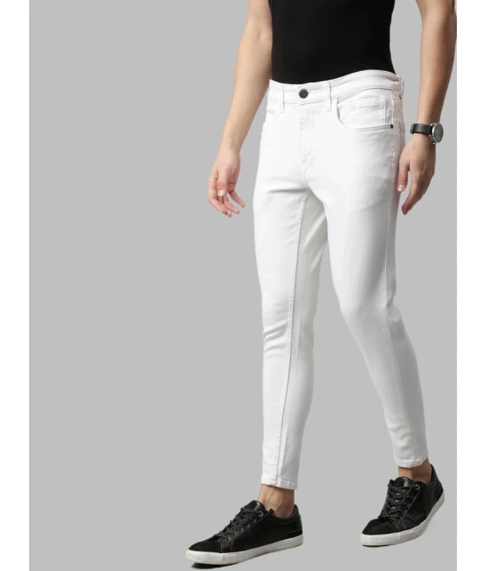 x20 - White Denim Slim Fit Mens Jeans ( Pack of 1 ) - None