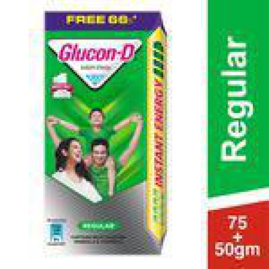 Glucon-D Instant Energy Health Drink - Regular, 75 g (Get 50 g Free)