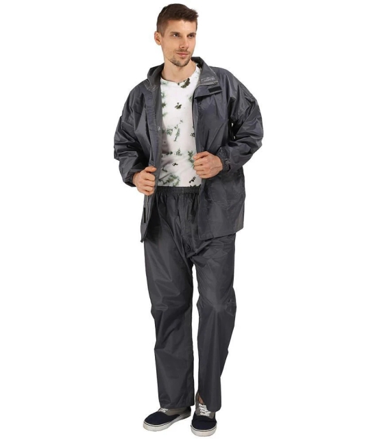 Goodluck Raincoat Set - Grey - None